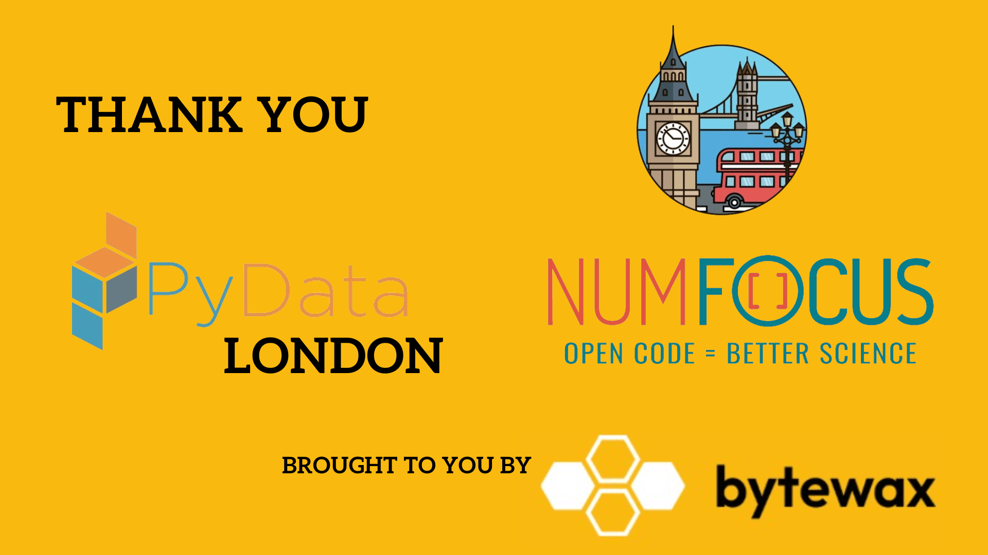 Bytewax at PyData London: Engaging the Python and Data Communities