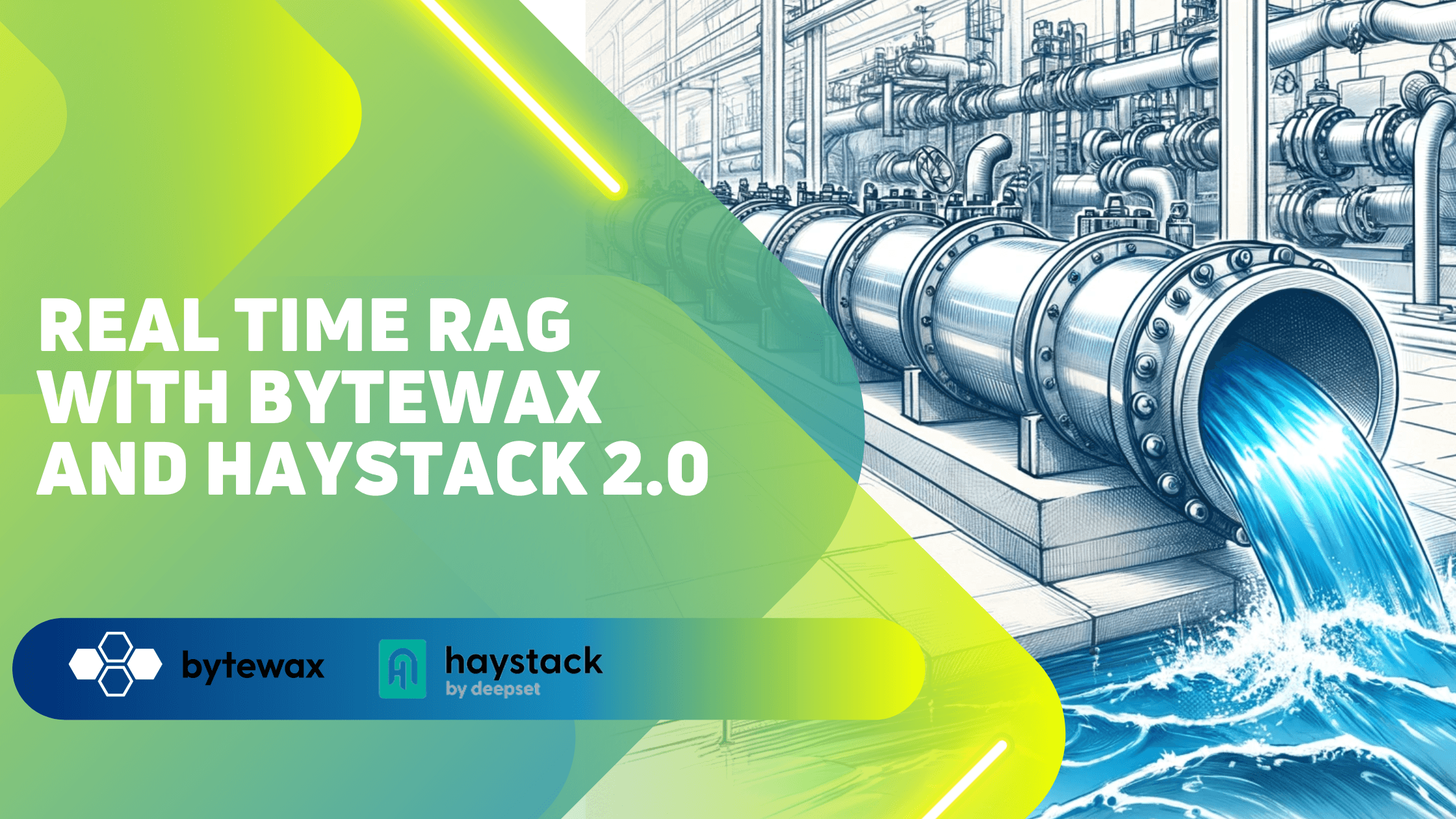 Real time RAG with Bytewax and Haystack 2.0