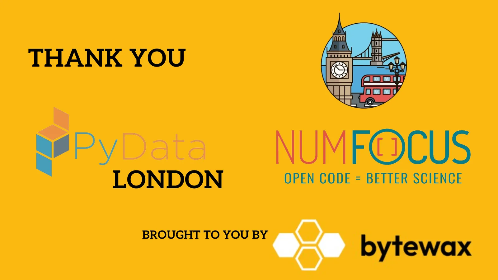 Bytewax at PyData London: Engaging the Python and Data Communities